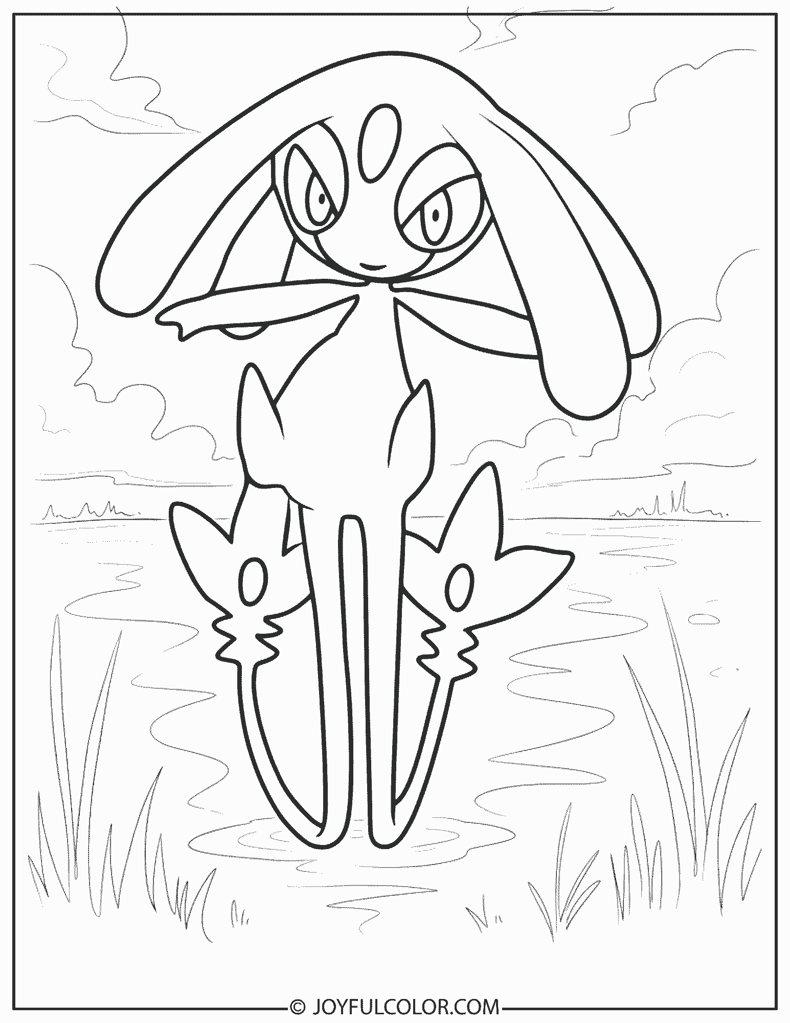 Mesprit Coloring Page