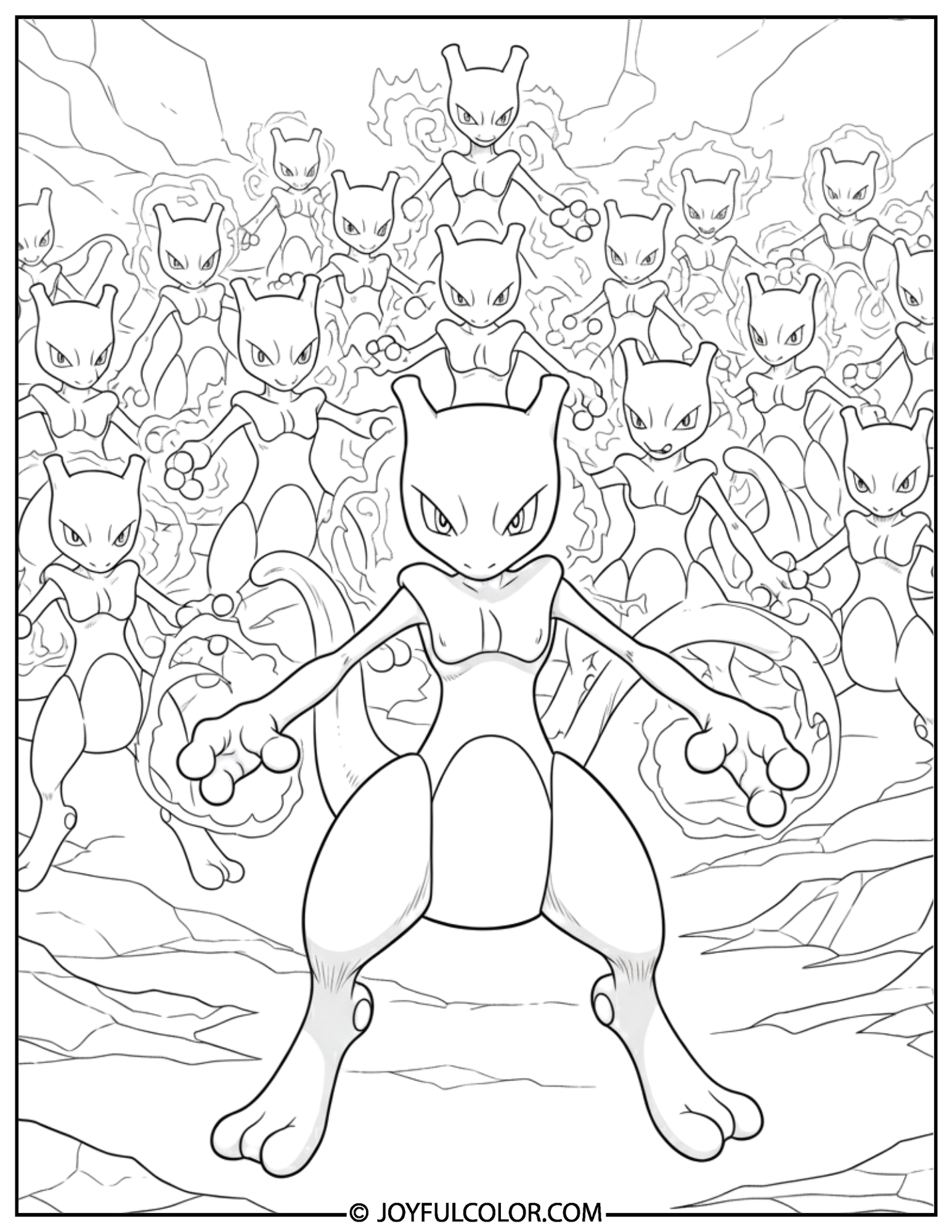 Mewtwo Clone Army