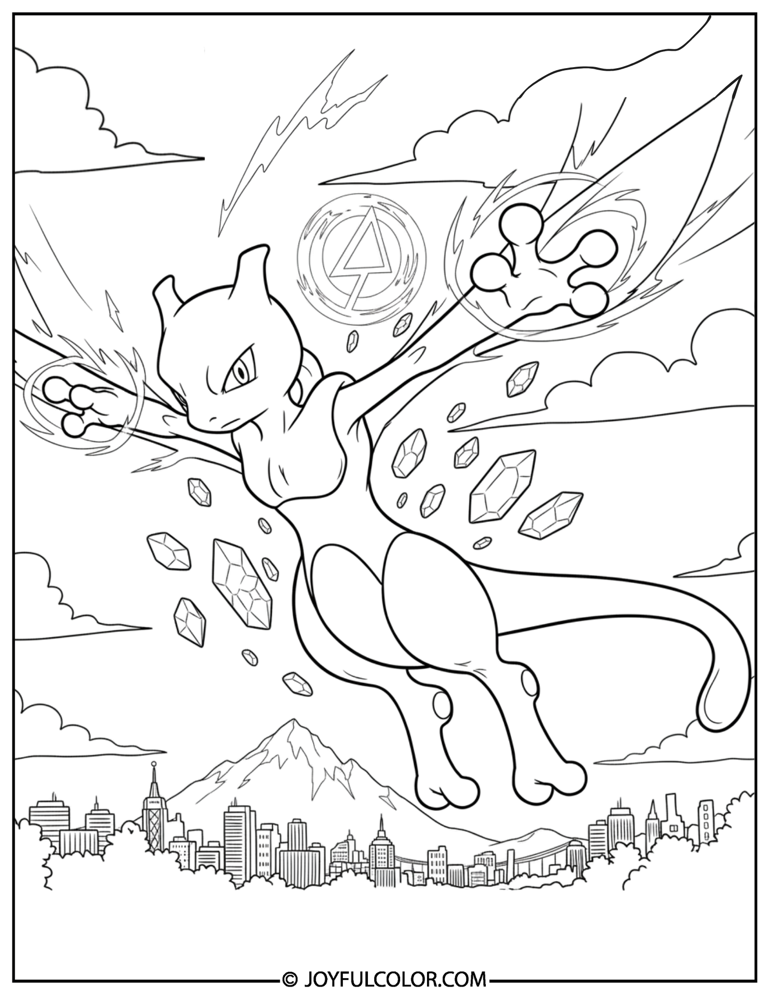 Mewtwo Flying