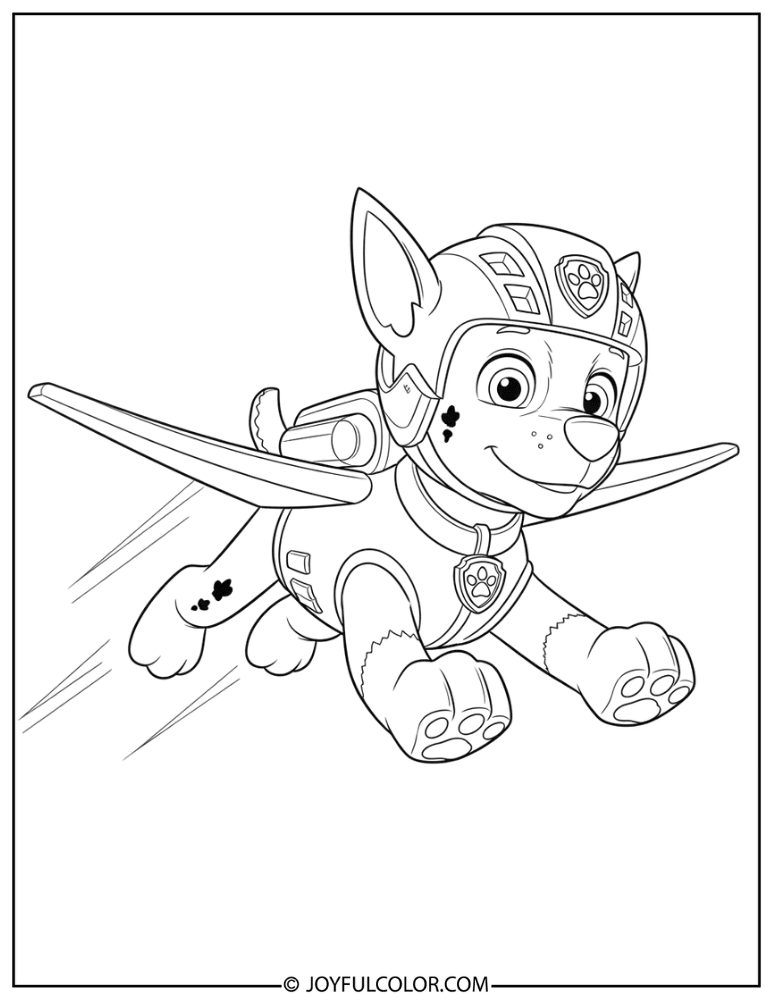 Mighty Pups Zuma Flying