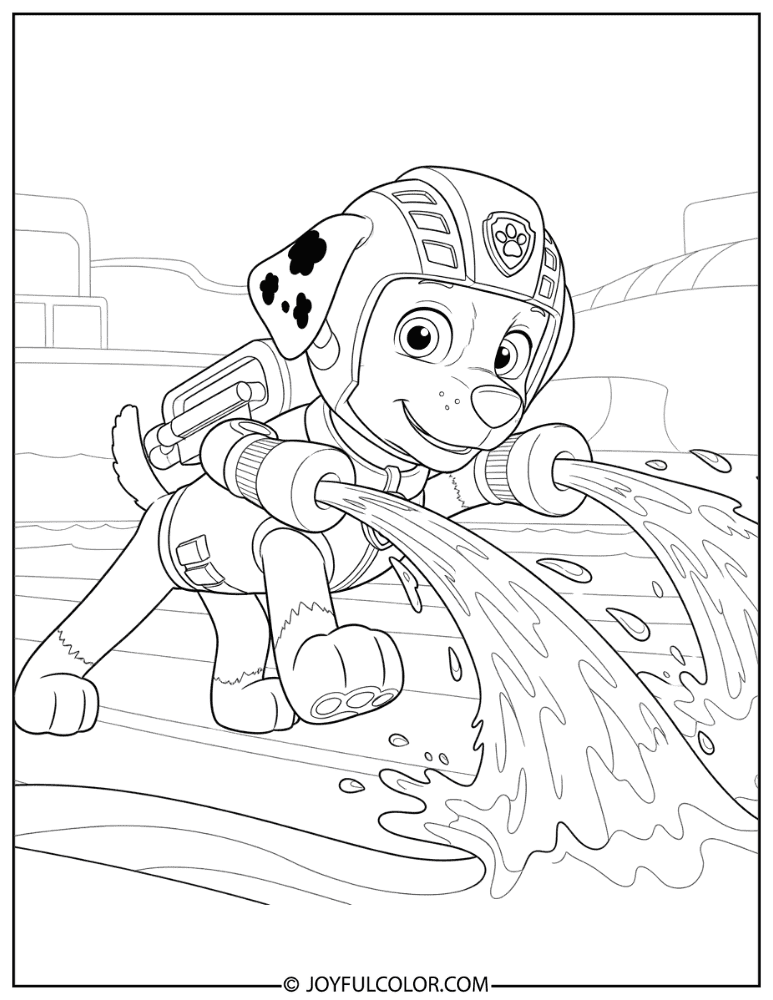 Mighty Zuma Using Water Powers