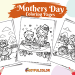 Mothers Day Coloring Pages