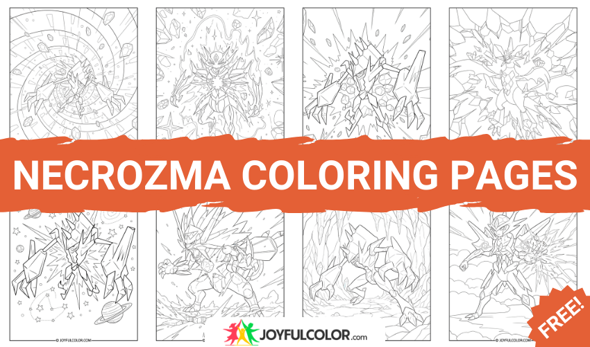 Necrozma Coloring Pages