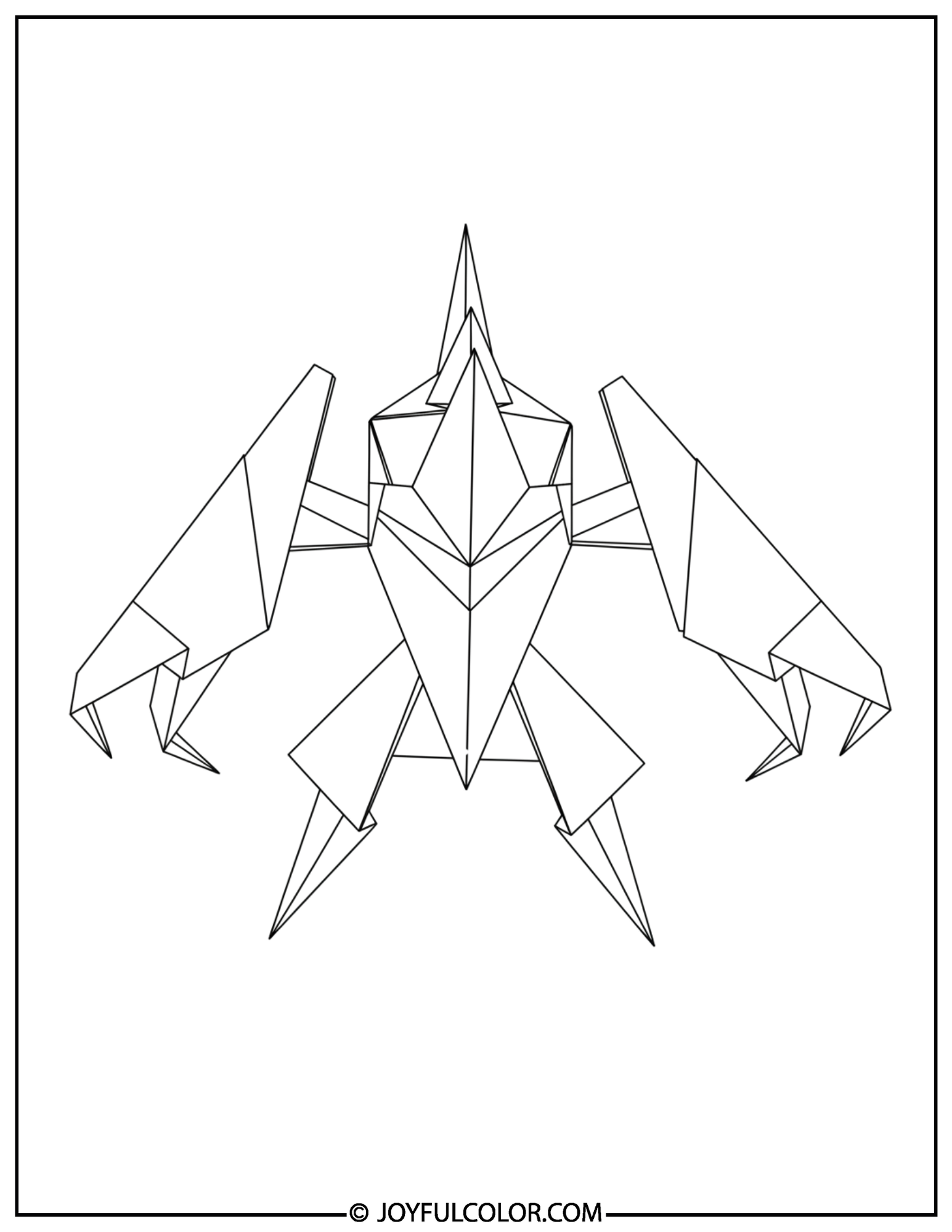 Necrozma for Beginners Coloring Page