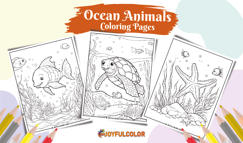 Ocean Animals Coloring Pages