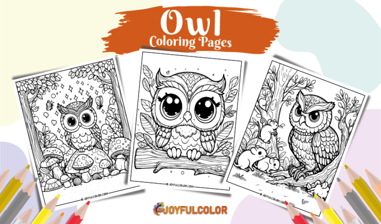 20 Free Printable Owl Coloring Pages for All Ages