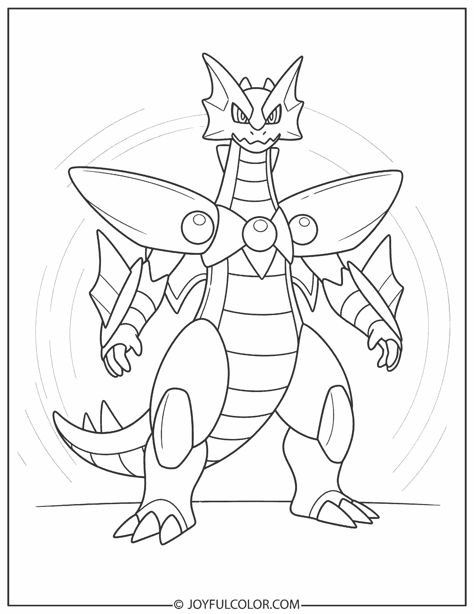 Palkia Coloring Page