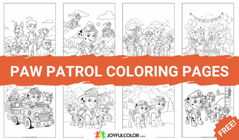 40+ Paw Patrol Coloring Pages – FREE Printable Sheets!