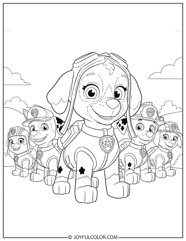 Paw Patrol Team Featuring Zuma