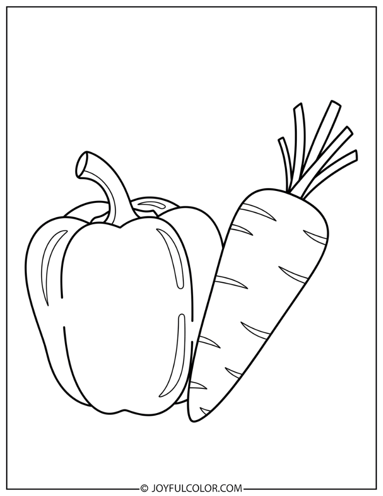 Pepper and Carrot Coloring Page