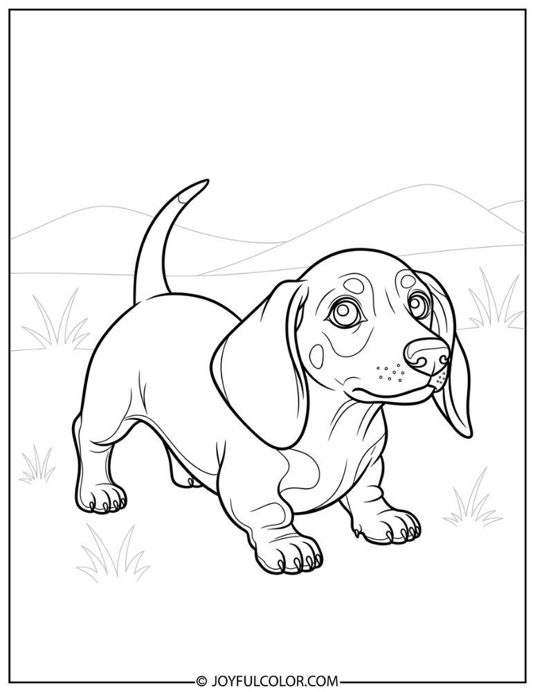 Playful Puppy Dachshund