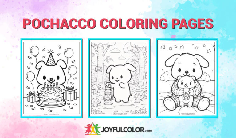 18 FREE Printable Pochacco Coloring Pages For Kids