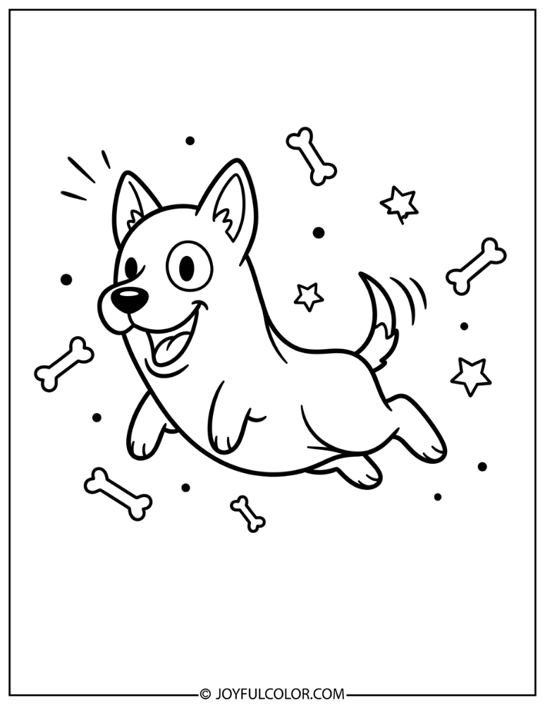 Polterpup Coloring Page