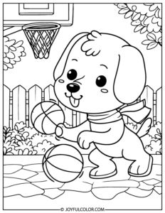 Printable Basketball Coloring Pages for FREE Download