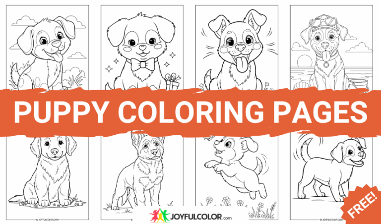 Puppy Coloring Pages
