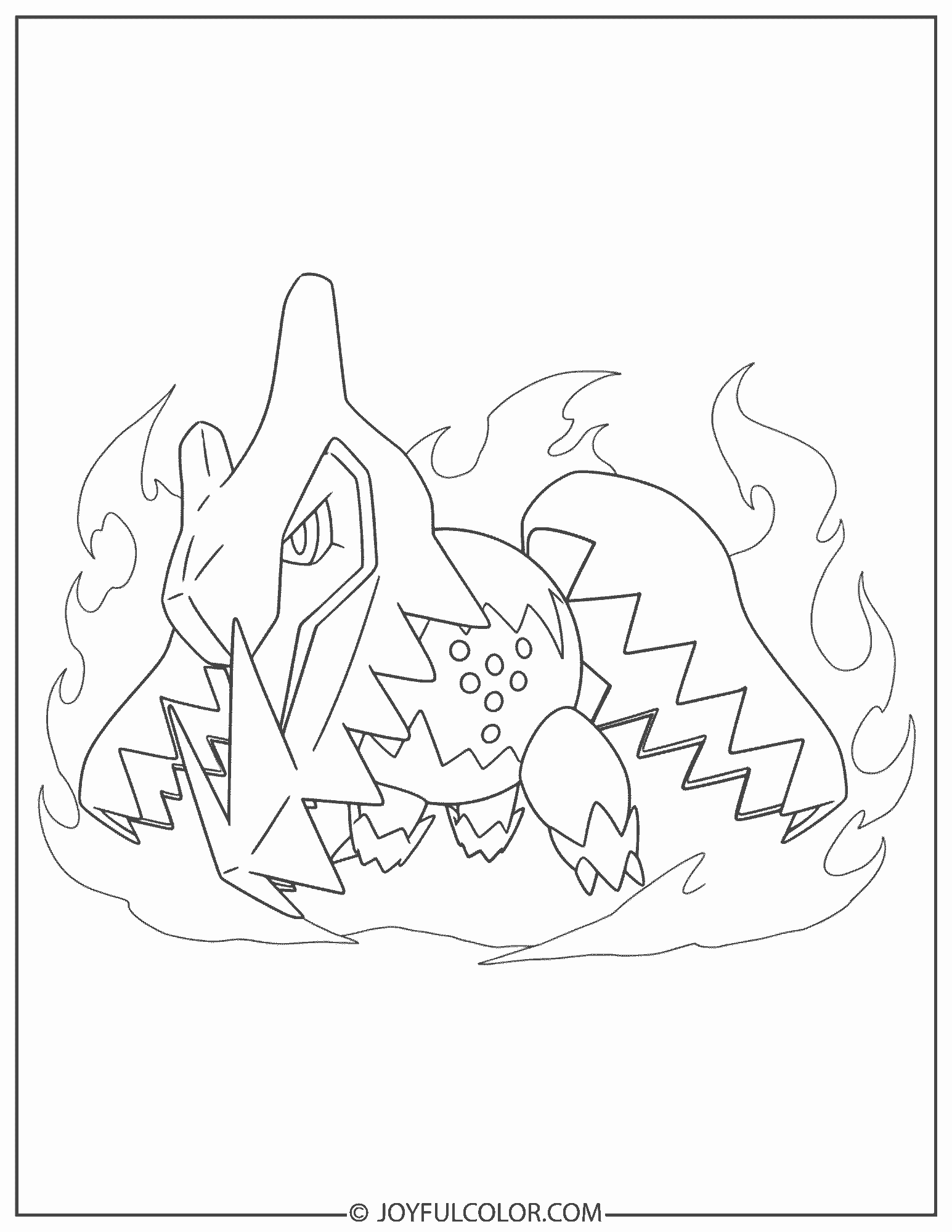 Regidrago Coloring Page