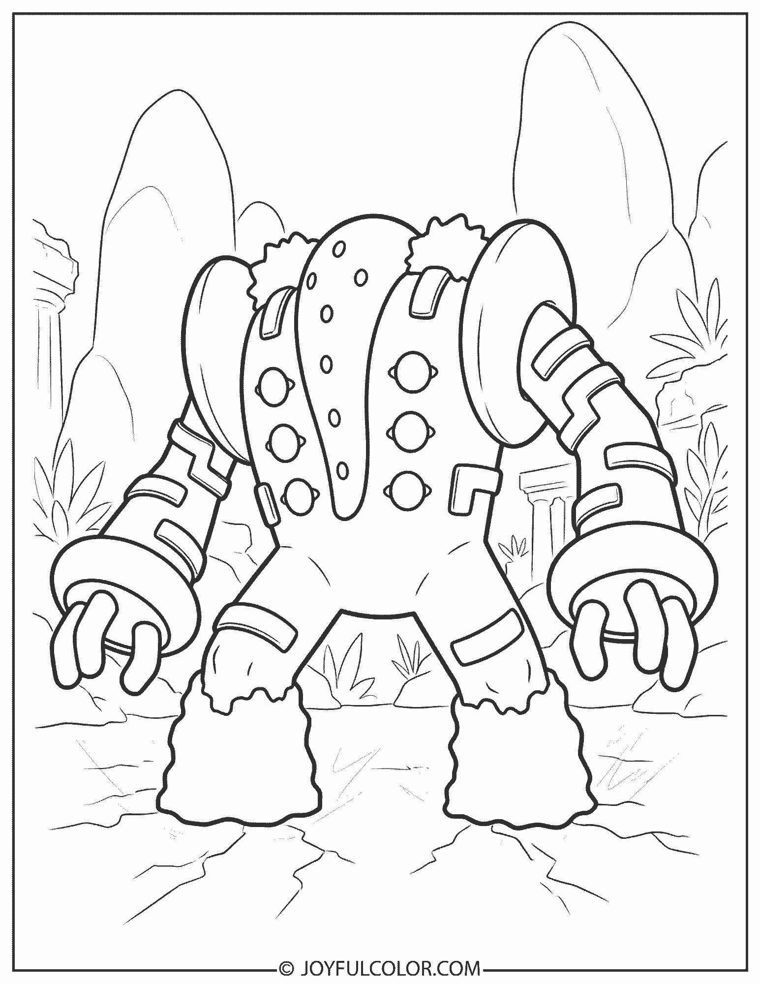 Regigigas Coloring Page