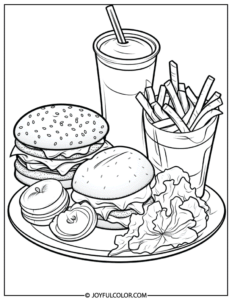 Food Coloring Pages for All Ages - FREE Printable & Download