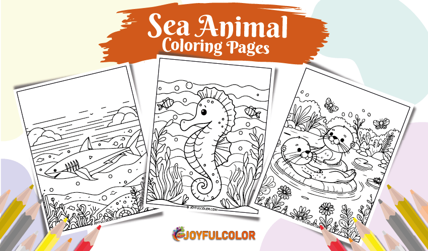 Sea Animal Coloring Pages