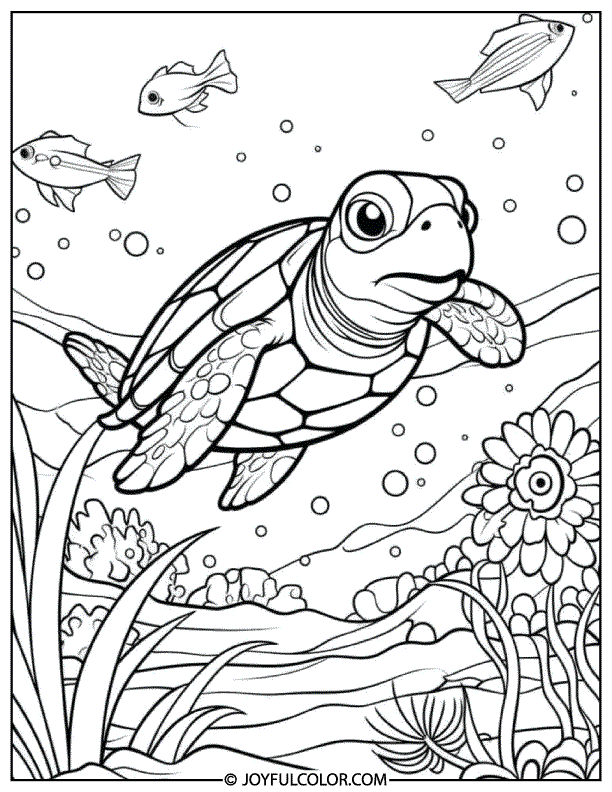 FREE Ocean Animals Coloring Pages - Ready To Print!