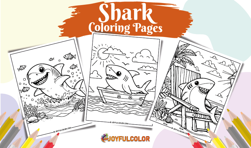 Shark Coloring Pages