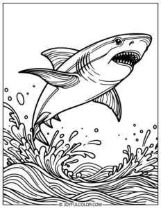 Shark Coloring Pages Printable FREE Download for All Ages!