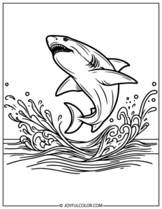 Shark Coloring Pages Printable FREE Download for All Ages!