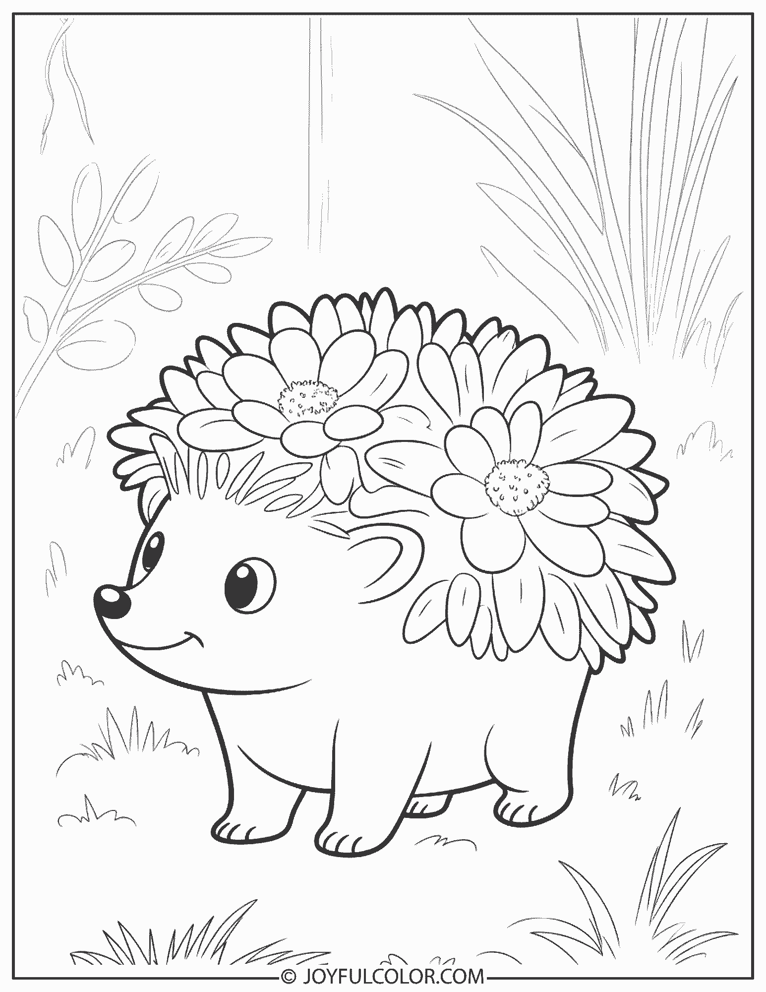 Shaymin Land Forme Coloring Page