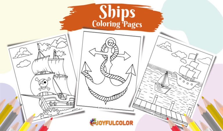 Printable Ship Coloring Pages – FREE Download