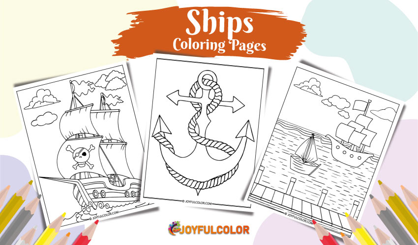 Ship Coloring Pages