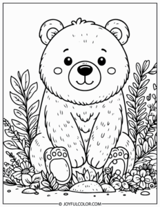 Fun &amp; FREE Printable Bear Coloring Pages - Print &amp; Color Today!