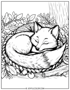 Fox Coloring Pages: Realistic, Kawaii, & More (FREE Download!)