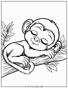 20 FREE Printable Monkey Coloring Pages - Download &amp; Enjoy!