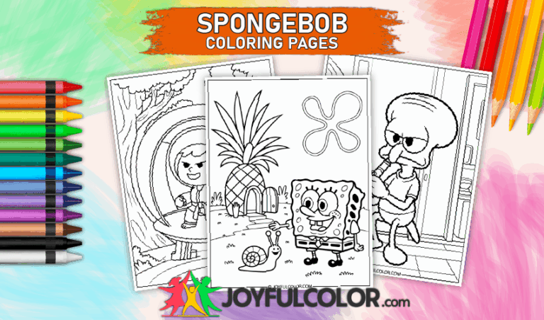 Spongebob Coloring Pages – FREE Printable For Kids