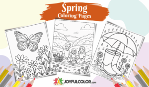 22 Free Printable Spring Coloring Pages for Kids & Adults