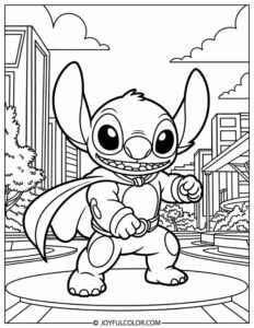 28 FREE Printable Stitch Coloring Pages For Toddlers