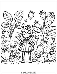 20 Strawberry Coloring Pages Printable for FREE Download