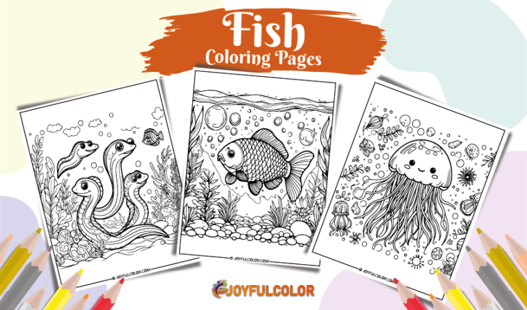 20 Fish Coloring Pages You’ll Love – FREE & Printable