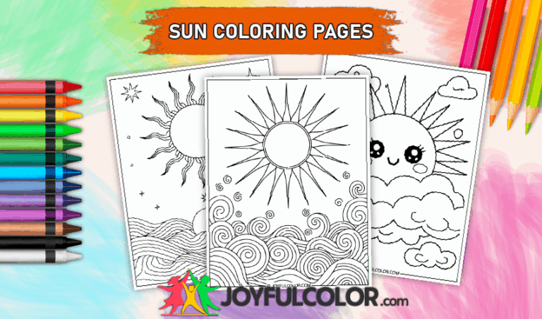 14 FREE Printable Sun Coloring Pages for Kids and Adults