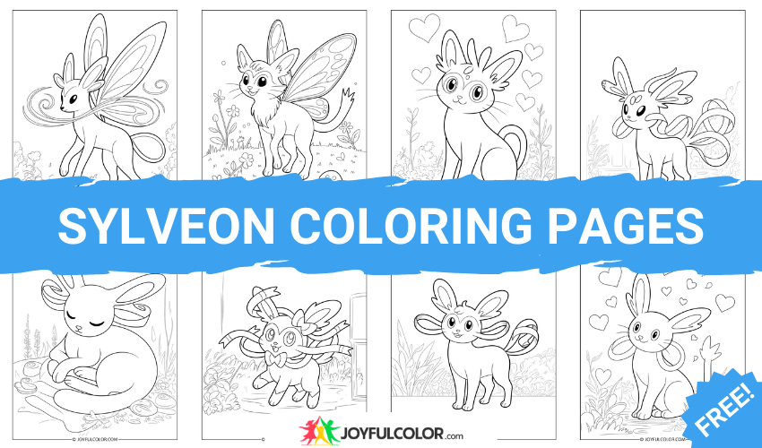 Sylveon Coloring Pages