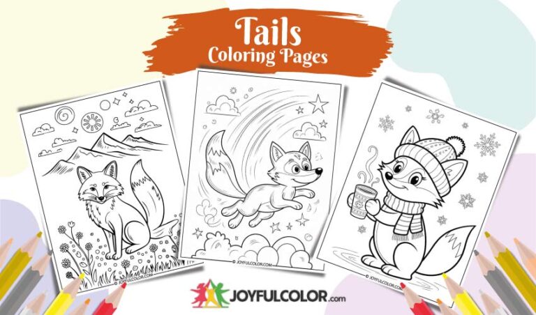 22 FREE Printable Tails Coloring Pages For Kids