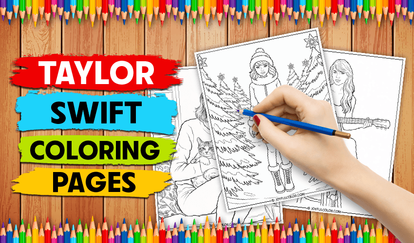 Taylor Swift Coloring Pages
