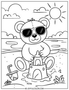 16 FREE Printable Teddy Bear Coloring Pages