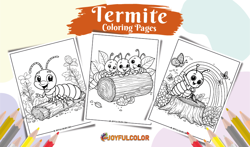 Termite Coloring Pages