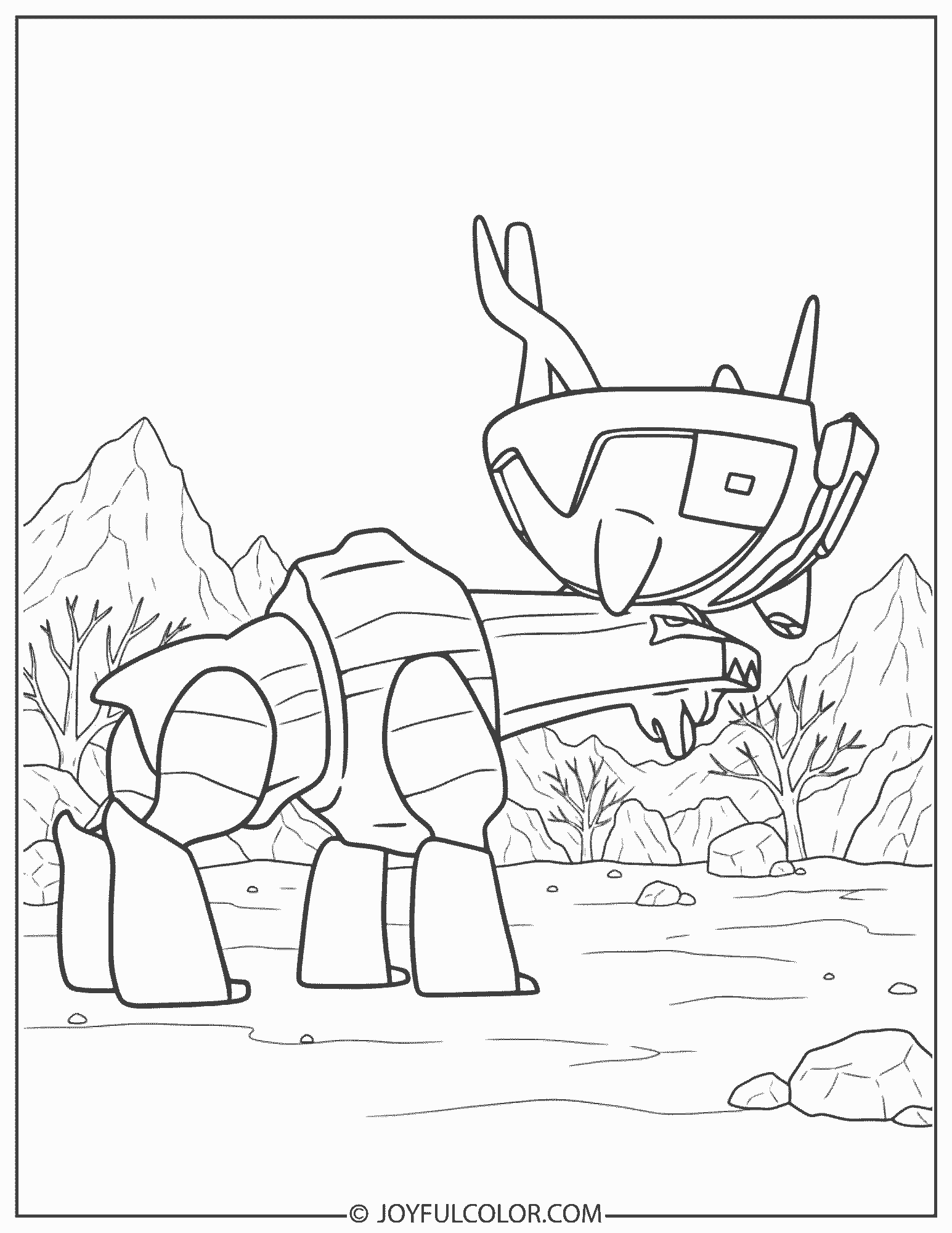 Ting-Lu Coloring Page