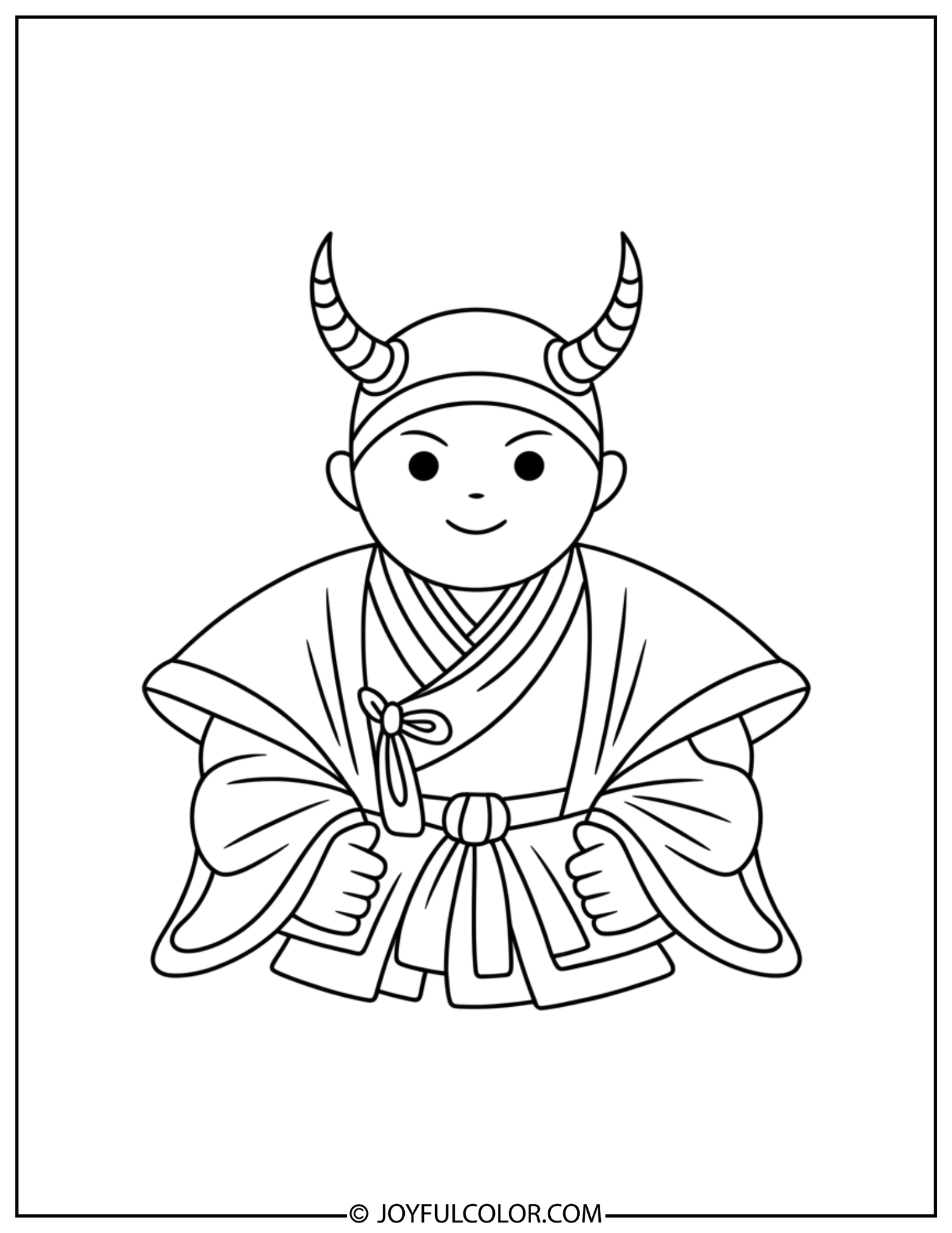 Traditional Modern Fusion Coloring Page