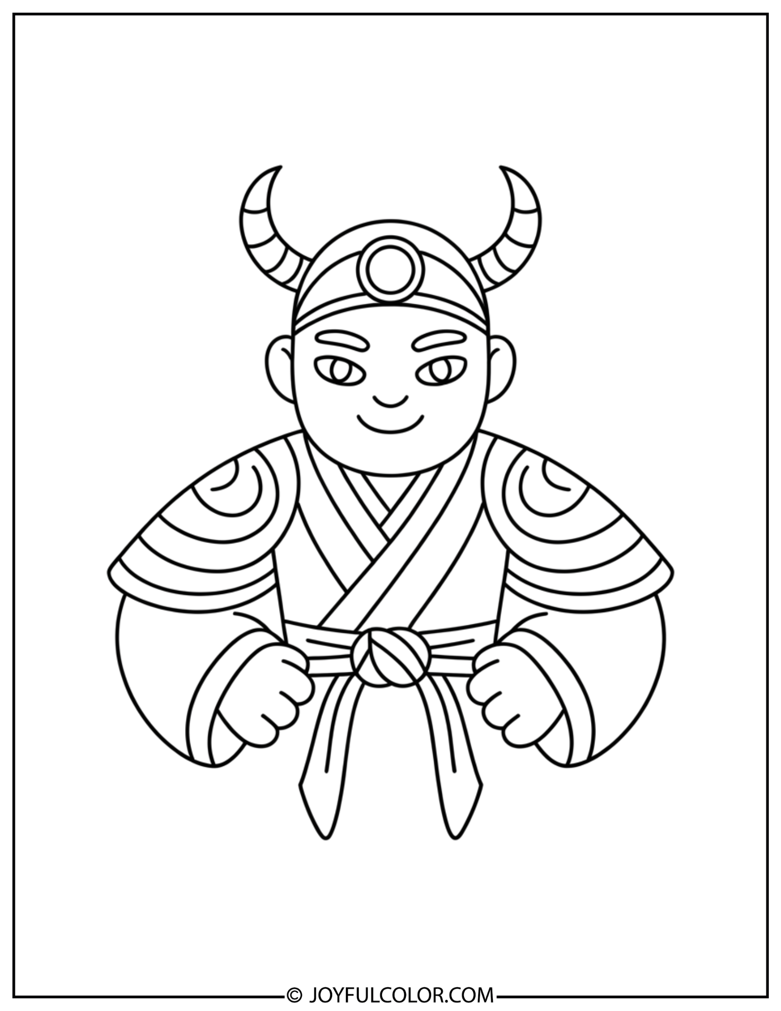 Traditional Modern Fusion Coloring Page