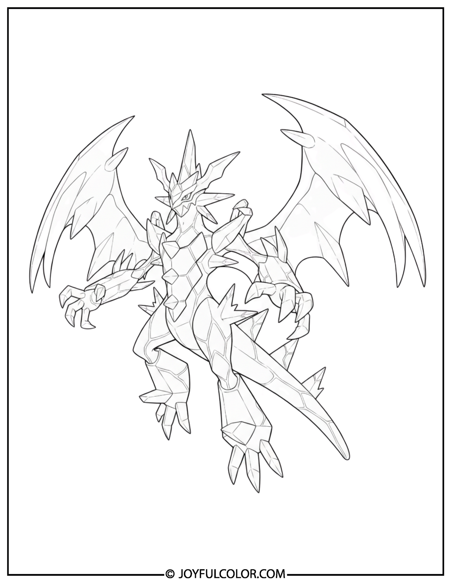 Ultra Necrozma Full Power Coloring Page