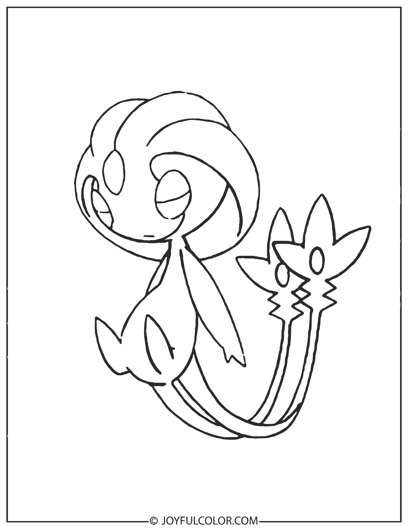 Uxie Coloring Page