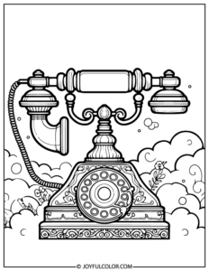 Printable Phone Coloring Pages - Download & Print for FREE